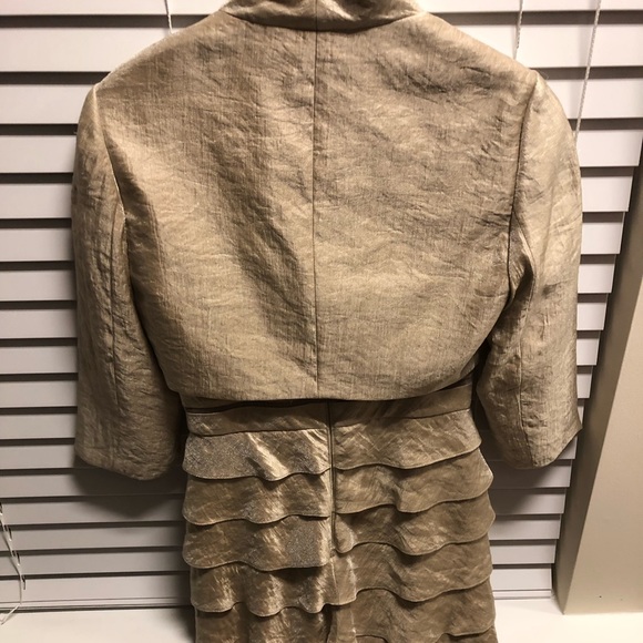 🍋Adrianna Tiered gold dress - Picture 4 of 8